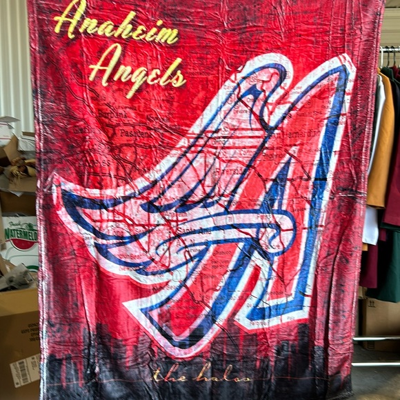 Other - Los Angeles, Anaheim Angels baseball blanket